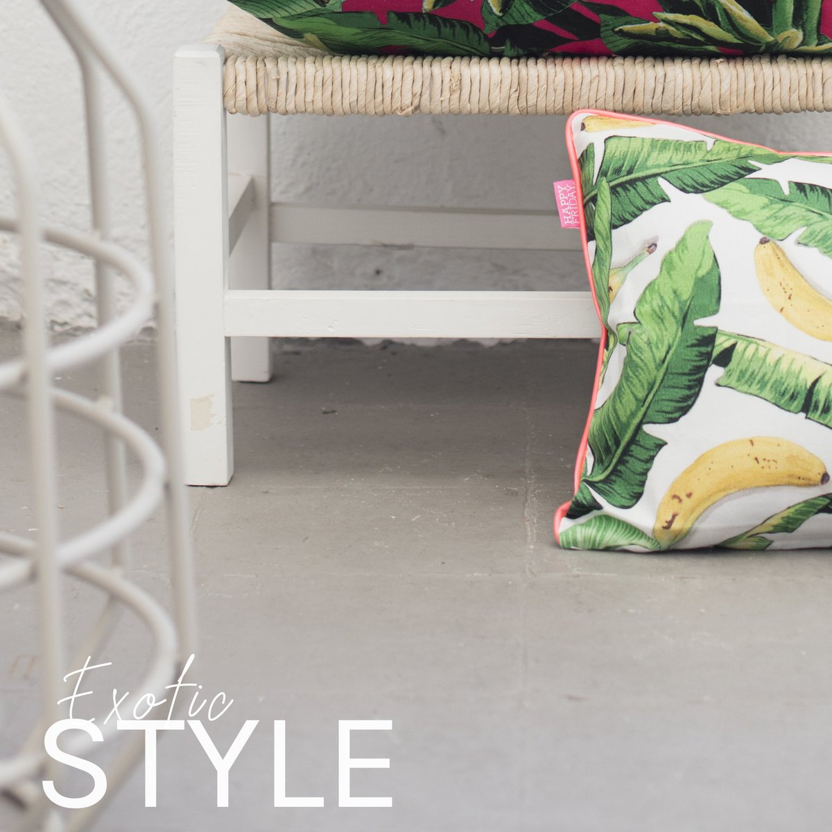 Unveil your exotic side! 🌿
#happyfridayhome #exoticstyle #presummer #decorativecushions 
HF Living
bit.ly/2sxreTX