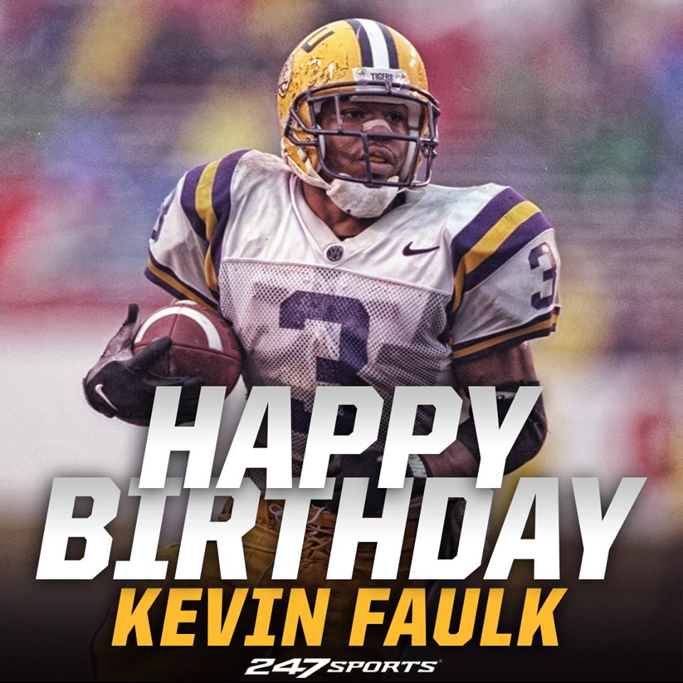 Happy birthday to one of the greatest to ever lace em up for the Tigers, Kevin Faulk! 