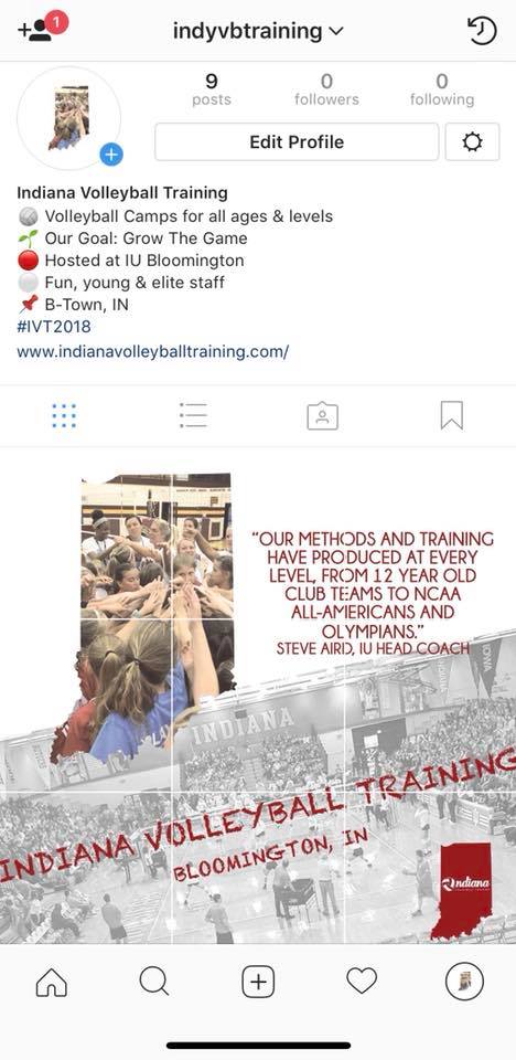 indyvbtraining's tweet photo. Notice our new look?
Well, that's all because we've officially launched our Instagram as we begin our first weekend of summer camps! Follow along for the inside look at #IVT2018 camp season and tag us as you adventure along with us - @indyvbtraining https://t.co/UQogFqmUZD