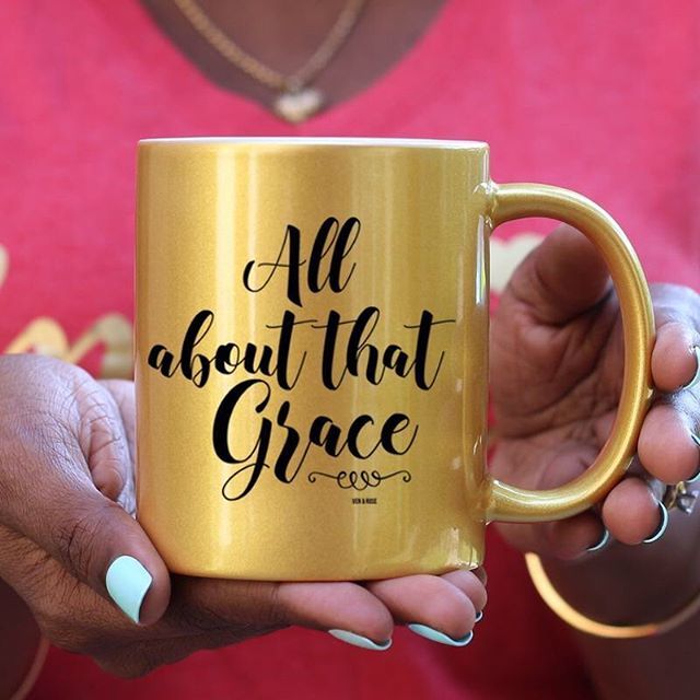 VenandRose's tweet photo. Yes! Because without it, where would we be? 🤷🏽♀️ #AllAboutThatGrace mug now also comes in WHITE ☕️🤗. Happy Tuesday!
.
.
.
.
#coffeestories #teastories #gracewins #gratefulforgrace #venandrose #vrcrew #teaislife #mugsofinstagram https://t.co/cNrvSWeZ8m https://t.co/TUaoyCXCef