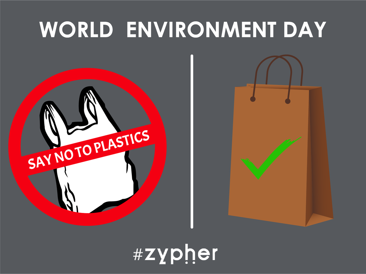 Zypher_Crew's tweet photo. This #WorldEnvironmentDay,@Zypher_Crew decides to #BeatPlasticPollution &amp; ties up with several reusable paper bag makers for our delivery packaging.

#Gogreen #Zypher #worldenvironmentday2018 #Saynotoplastic https://t.co/9xm8QDV2sz