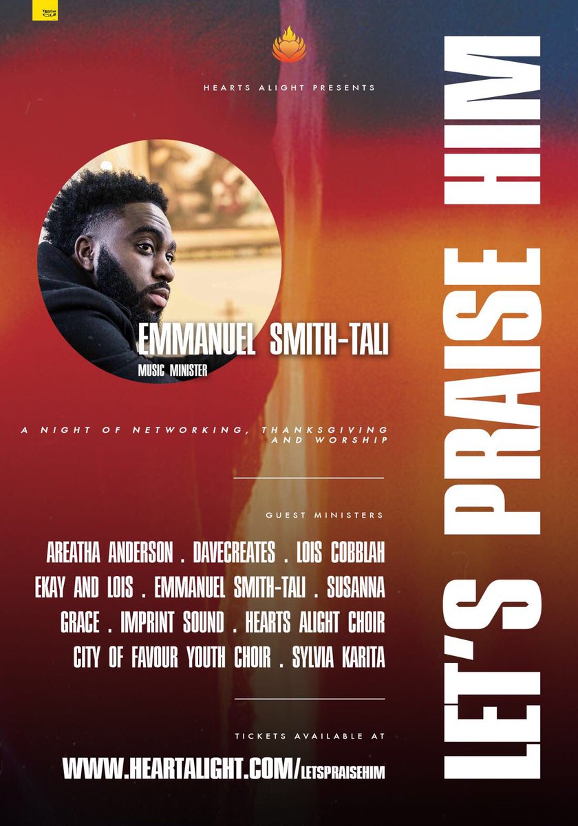Hearts_Alight's tweet photo. Have you got your ticket ?

🔥11th June 2018🔥

#LetsPraiseHim
#LPH
#HeartsAlight https://t.co/whUf3mi3Sm