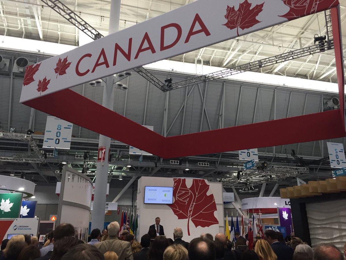 pepperkateworld's tweet photo. Opening of the Canadian Pavilion at BIO, excited to promote Edmonton opportunities #bio2018 #canada #lifesciences https://t.co/PHrCcYgkzH