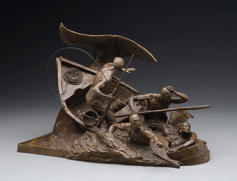 NSS_Sculpture's tweet photo. ‘Rising from the Deep’ by Steven Alden Carpenter, NSS #multifigure #bronzework #contemporaryart #artgallery https://t.co/W8Jqt92Ao5