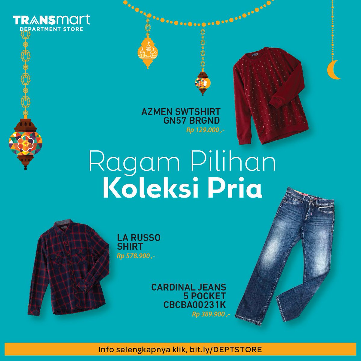 Transmart_IND's tweet photo. Mau tampil matching sama si dia saat Lebaran dan acara silaturahmi nanti? Yuk, pilah-pilih gaya menawan di Transmart Dept. Store! Lihat promo spesial Ramadan dan Lebaran di https://t.co/I1FEB6XslA
#TransmartDeptStore #RamadanBersamaTransmart https://t.co/FvP1biOFeQ