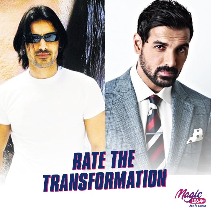 magicfmmumbai's tweet image. John still looks as tempting as he did. How would you rate this transformation. #TransformationMagic #JeeLeZara #MagicFM #Mumbai #Magicfmmumbai #JohnAbraham #CelebLife #CompletelyDifferent