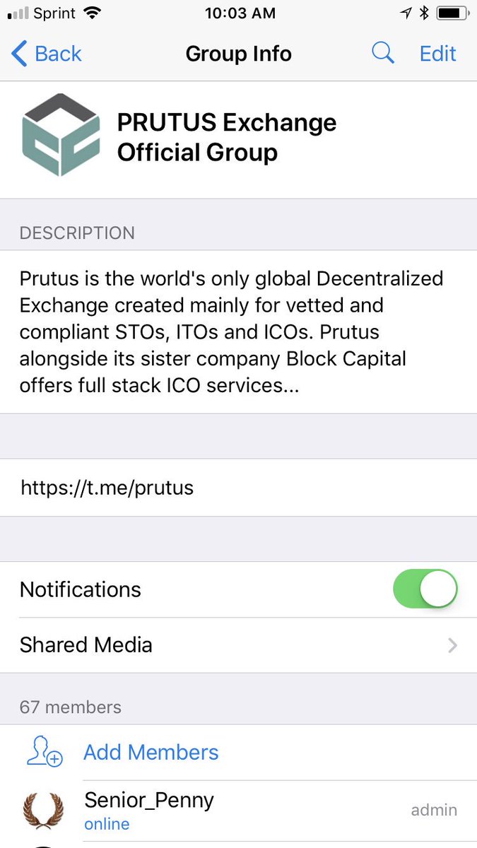 SeniorPenny1's tweet photo. #PRUTUS IS COMING!!! Join the Telegram room for the newest #nextgen #cryptoexchange #majorsecurityprotocols
#PRUTUS July 5th!!
https://t.co/Z3oWCom7Oo
#BlockCapitalCorp currently $IFXY β abouts to change β- https://t.co/ZoRjNrC5CG