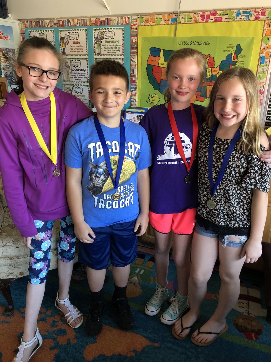 Battle of the Books Champions! A job well done by all of our 3rd &amp; 4th graders! 📚 @Sharonawest06 <a href="/MrsJVMiller/">Jennifer Miller</a>