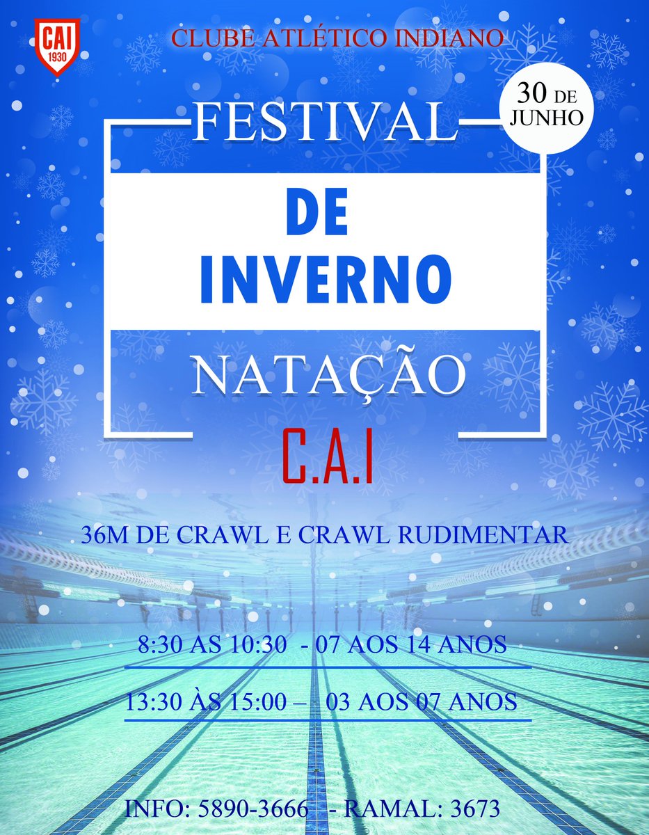 Clube Atletico Indiano - Campeonato Interno de Futebol Menor. As equipes já  estão montadas! Sub 07/10 Sub 11/13 Sub 15/17 Inscrições e informações na  Secretaria Esportiva (11) 5890-3666 ramal 3667 e-mail: esportiva@indiano.com.br