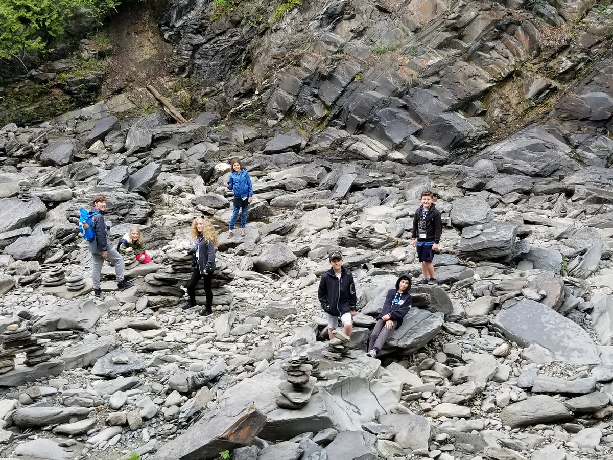 Taking in nature at La Gorge de Coaticook!