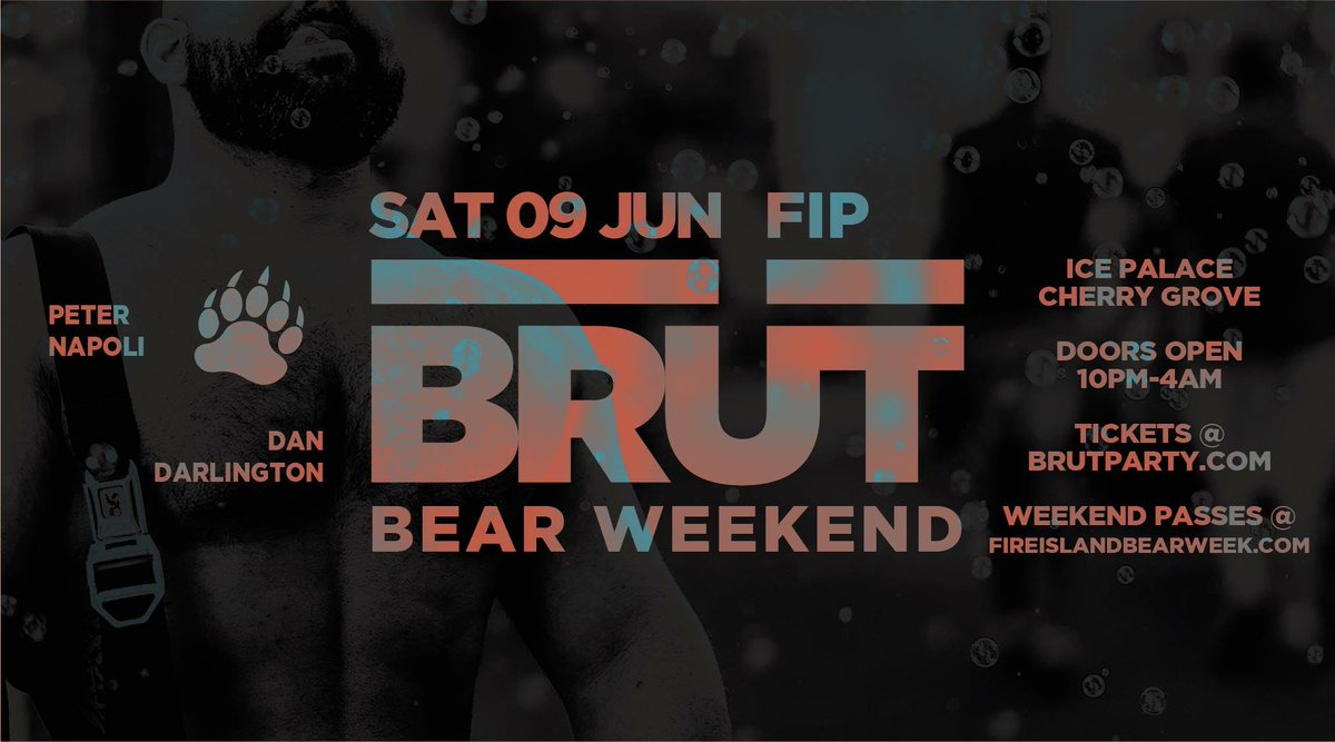 BelvedereMen's tweet photo. Fire Island Bear Weekend is almost upon us! Check out this line-up!
#fireisland #bearweekend #cherrygrove https://t.co/QPeqqj3j4Y