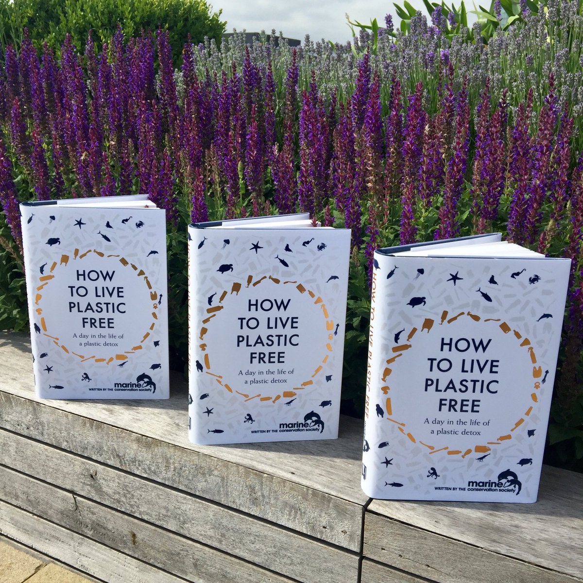 HeadlineHome's tweet photo. Finished copies are in of our inspiring book How to Live Plastic Free written by the brilliant @mcsuk - out this Thursday! #HowtoLivePlasticFree #WorldEnvironmentDay https://t.co/3kWUKvAdhI