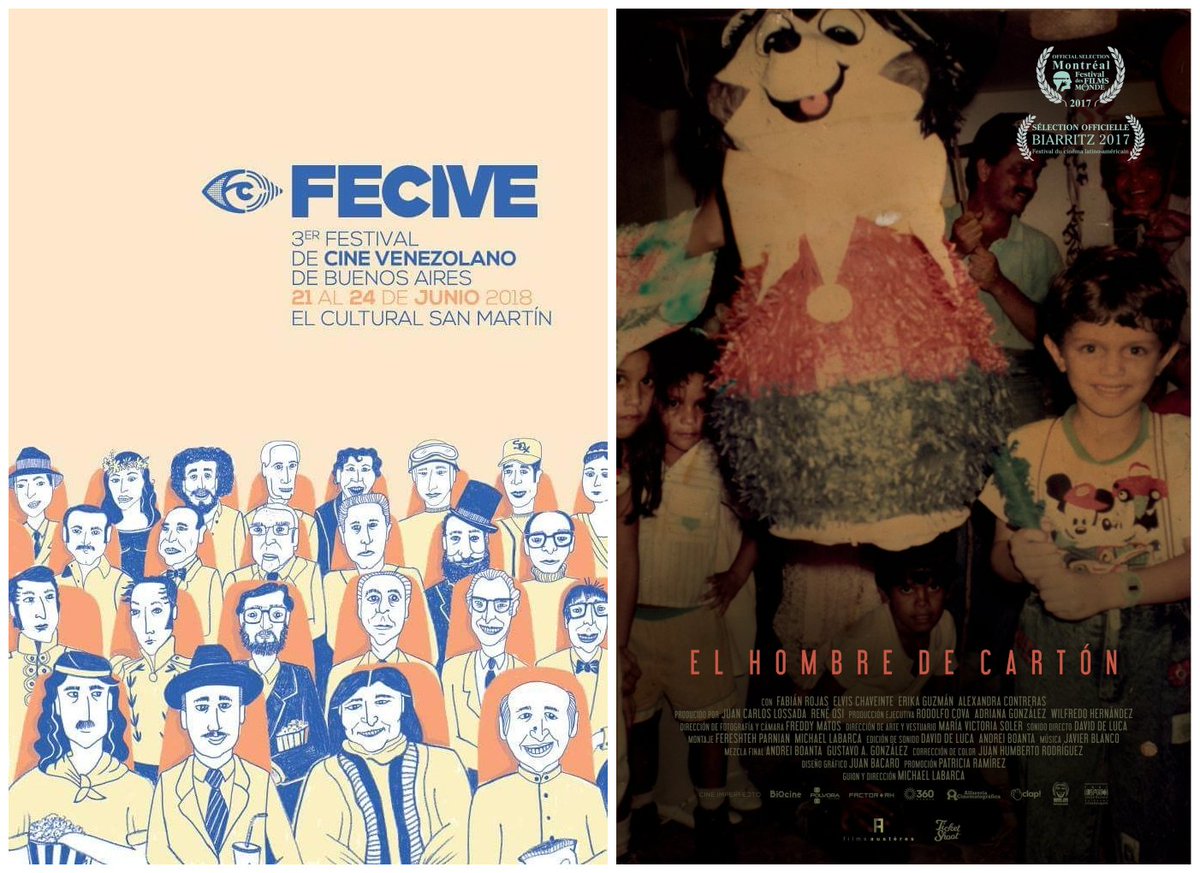Festivale_ando's tweet photo. .@Elhombredcarton está en la Selección Oficial del Festival de Cine Venezolano de Buenos Aires - @FECIVEOFICIAL, de Argentina, que se realizará del 21 al 24 de junio en @culturalsanmar
>>> https://t.co/KG6jsLTWRk https://t.co/024VZghMSk
