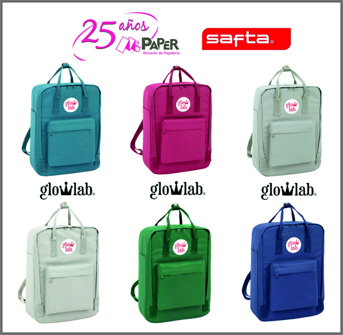 _My_Paper_'s tweet photo. Arrancamos junio y no hay mejor manera de hacerlo que preparando una  escapadita para el finde con nuestras mochilas tan ideales de nuestra  marca Glow Lab!! ¿ A qué esperas en conseguir la tuya?
 ❣️😍🤗🤩
  #Safta #GlowLab #mochilasjuveniles #MyPaper https://t.co/y7984wWg0G