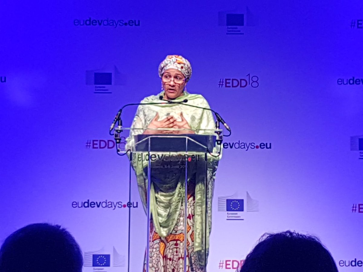 "In the end, we will remember not the words of our enemies, but the silence of our friends.” - <a href="/UN/">United Nations</a> Deputy Secretary-General <a href="/AminaJMohammed/">Amina J Mohammed</a> at #EDD18 quotes Martin Luther King Jr. on the the fight to end violence against women and girls #SheIsWe #SpotlightEndViolence #ACT4SDGs
