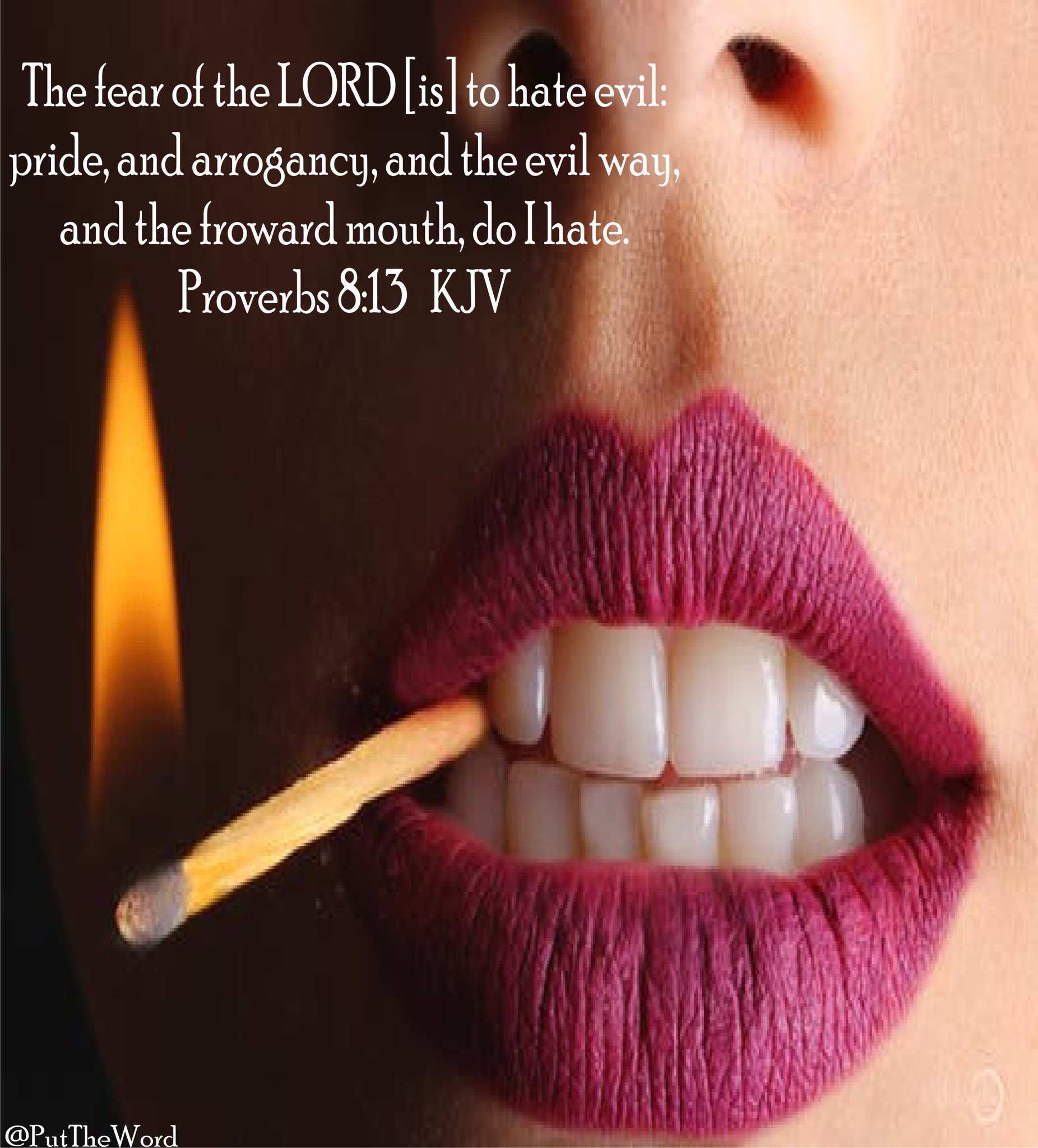 fear of the lord is to hate evil