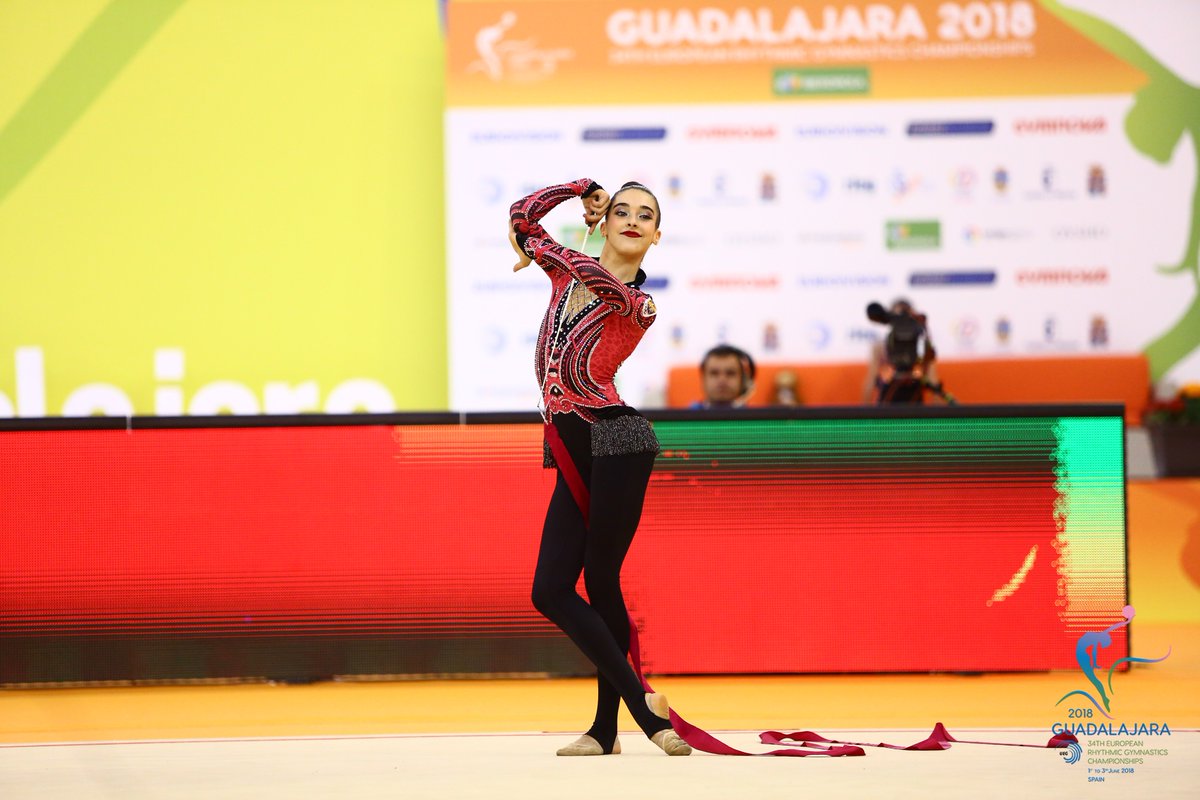 RFEGimnasia's tweet photo. #FOTOÁLBUM ¡No te pierdas las 📸 del #TeamESP en el Campeonato de Europa #EChGuadalajara! 

👉 https://t.co/BKYb8w521G https://t.co/bC0ifH8dAP