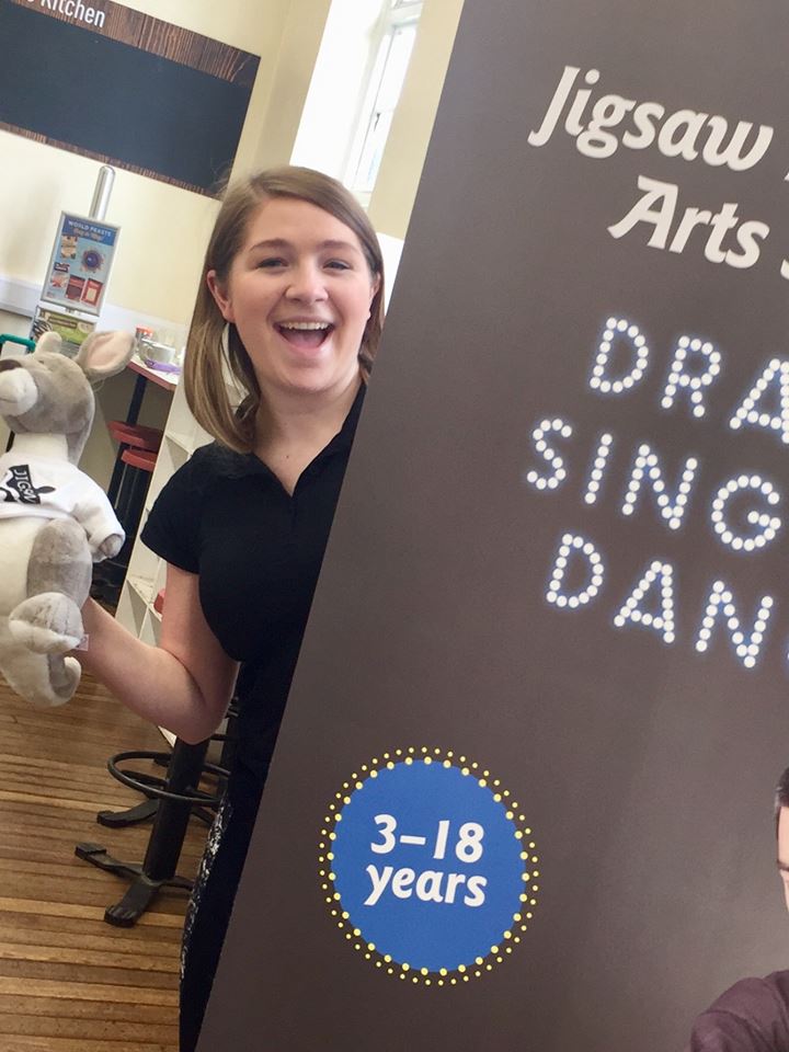 #JigsawJoey and Lucy our #PerformingArts teacher have had a fantastic day rehearsing for the 3-6's Shows. Make sure you've got the 30th June in the diary! We are so excited! #JigsawArts