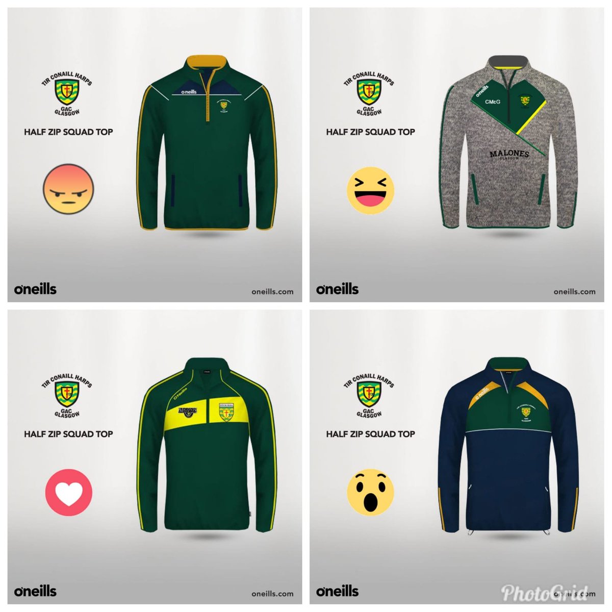*** NEW COMPETITION TIME***
                          
       🏐⛹️‍♂️⛹️‍♀️🙆‍♂️🙌💚💛☘️🏐 
Head over to our Facebook page and help us decide our new top. And be in with a chance of winning. 
#GAA #gaascotland #gaaglasgow #tirconaillharps #gaelicfootball