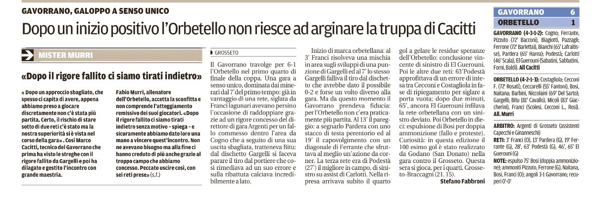 usgavorrano's tweet photo. Dal Tirreno di oggi https://t.co/9WW5NHPU5R