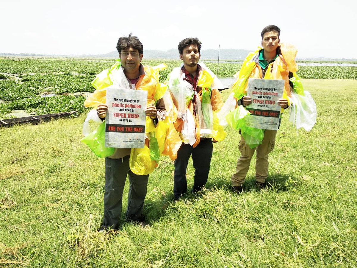 mygovassam's tweet photo. MyGov Assam and Forest Department of Assam in association with Rashtriya Gramin Vikas Nidhi, Help Earth (NGO) and WWF-India observed  #WorldEnvironmentDay with a plethora of activities at Deepor Beel,  Guwahati. 1/2 https://t.co/o7NPct6xg3