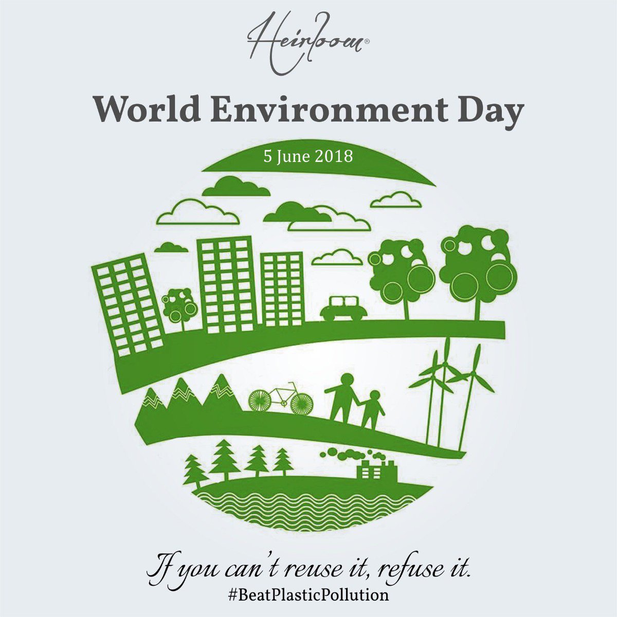 heirloom_ddl's tweet photo. @heirloom_ddl @houseofedward_ &amp; @houseoftrade_ supports the worldwide movement to clean up the planet. Join us for the global game of #BeatPlasticPollution !

#WorldEnvironmentDay https://t.co/0uvdK7Rl7x