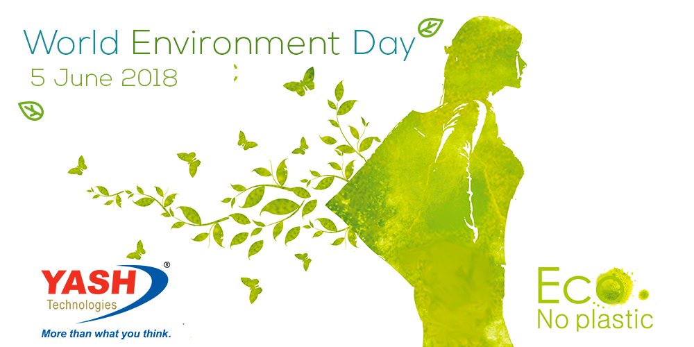 YASH_Tech's tweet photo. Save earth for the better present and best tomorrow. Say no to #plastics
#EnvironmentDay #environmentday2018 #environmentfriendly #Earth #saveearth #WorldEnvironmentDay #pollutionfreeride #WorldEnvironmentDay2018 #ecofriendly #BeatPlasticPollution
@Yashcareers  @Yashcareers https://t.co/hG9KWvzric