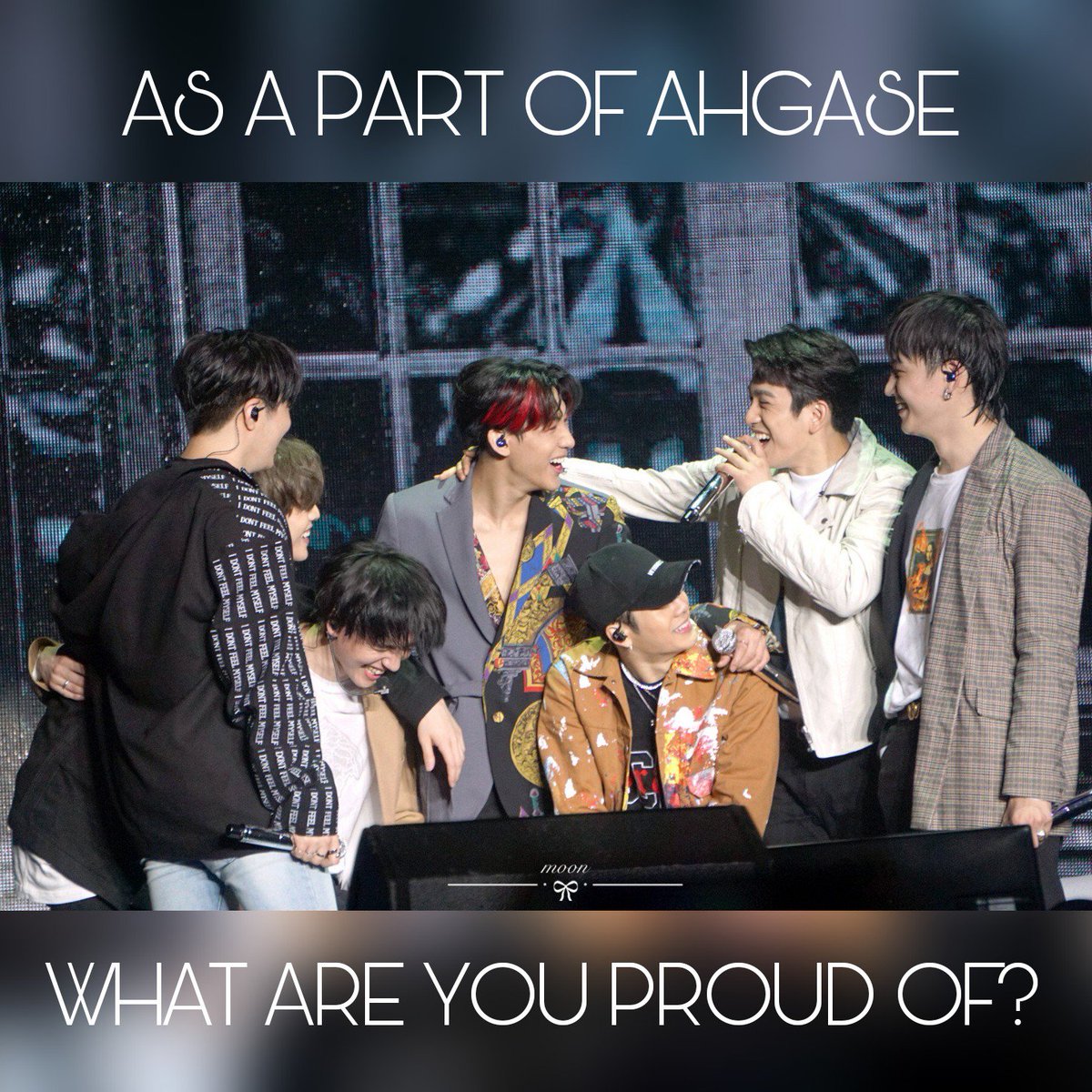 markbumvn's tweet photo. As a part of Ahgase, what are you proud of?

I'm proud to be their fan, I'm proud to have #GOT7 in my life https://t.co/3ORhXvd0UZ