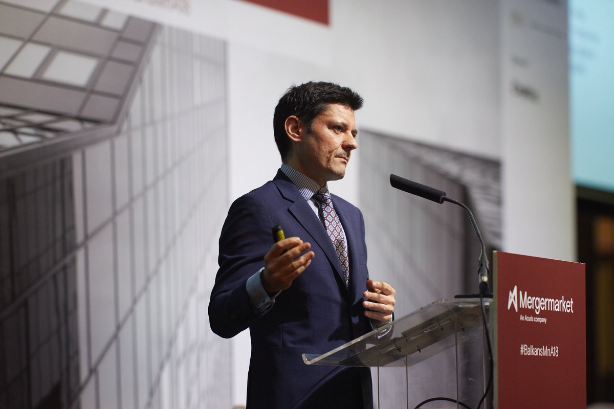 petakovic's tweet photo. I had the pleasure of speaking today @Mergermarket's Balkans #MnA and #PrivateEquity forum. Excellent event, important topics. #BalkansMnA18 @AcurisEvents https://t.co/LMw4ScTuLU