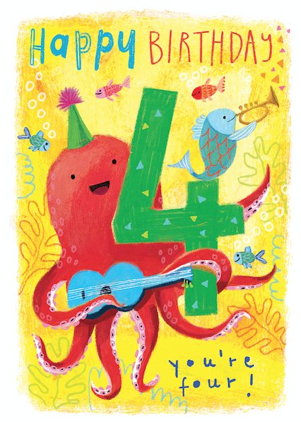 BrightLicensing's tweet photo. Our new portfolio features a fantastic array of design for all occasions - we love this little guy from #Brightartist @ag_lala: what four-year-old DOESN'T need a guitar-toting octopus in their life? See more from Ag at https://t.co/OZ7PBlecUO or pop by stand 439 @PGLiveLondon https://t.co/yJjygtixcC