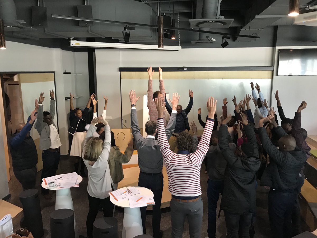 Let’s warm up for our pitch event in @OPENworkspaces, Sandton! 

12 young and promising #entrepreneurs have the chance to pitch their business plans and win funding. Good luck everyone!

<a href="/marisagerards/">Marisa Gerards</a> <a href="/NLinSouthAfrica/">Netherlands in SA</a> <a href="/OrangeCorners/">Orange Corners</a>
