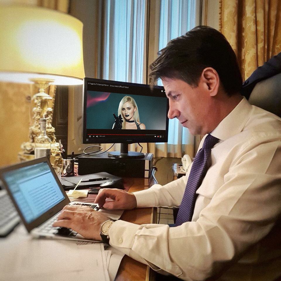 Buon lavoro <a href="/GiuseppeConteIT/">Giuseppe Conte</a> Noi vegliamo su di lei #fiduciaconte