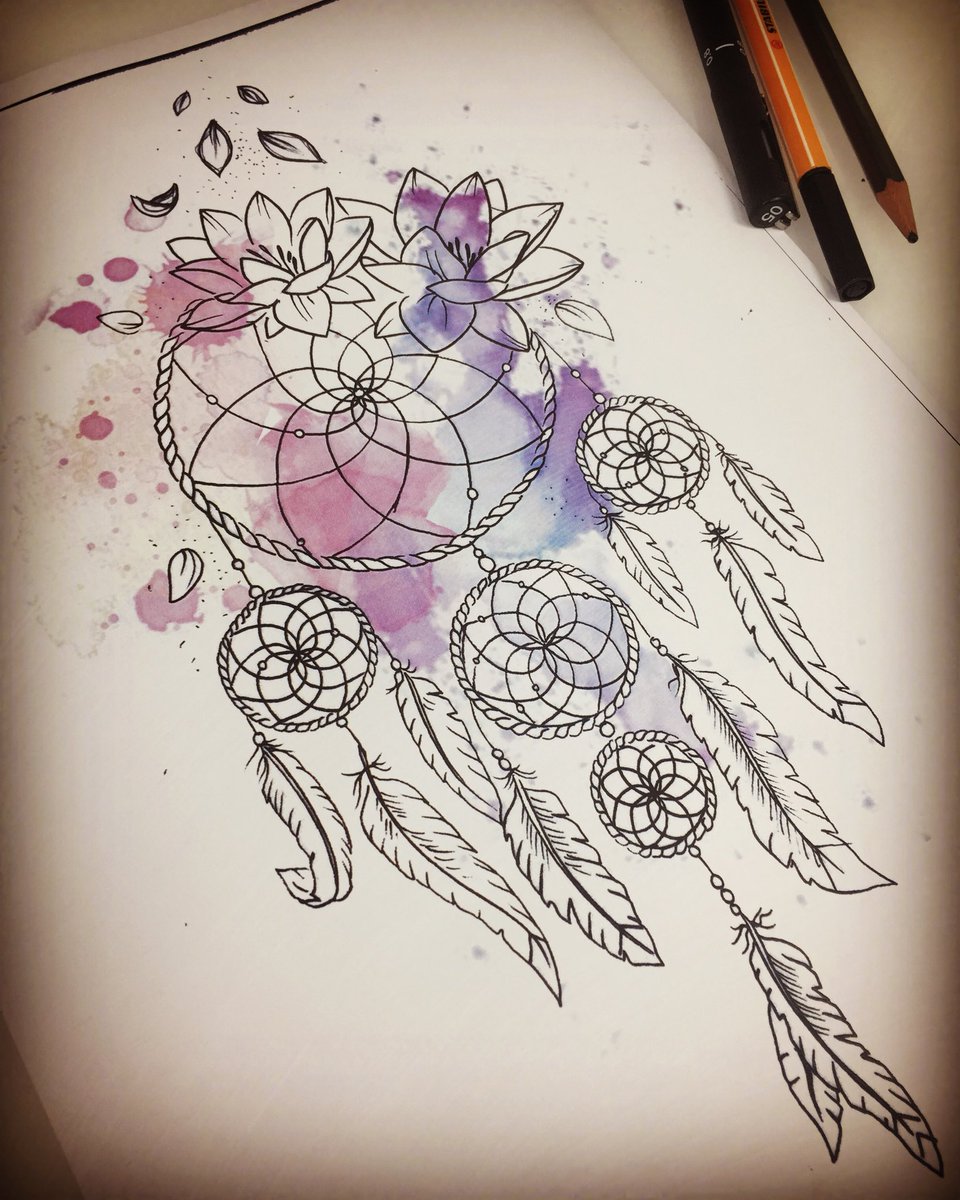 KirstynShort's tweet photo. Watercolour tattoo booked for Friday! Canny wait. #tattooz #watercolourtattoo #tuesdaydoodles @Tattoozbysteve https://t.co/m5JbbYE0mf