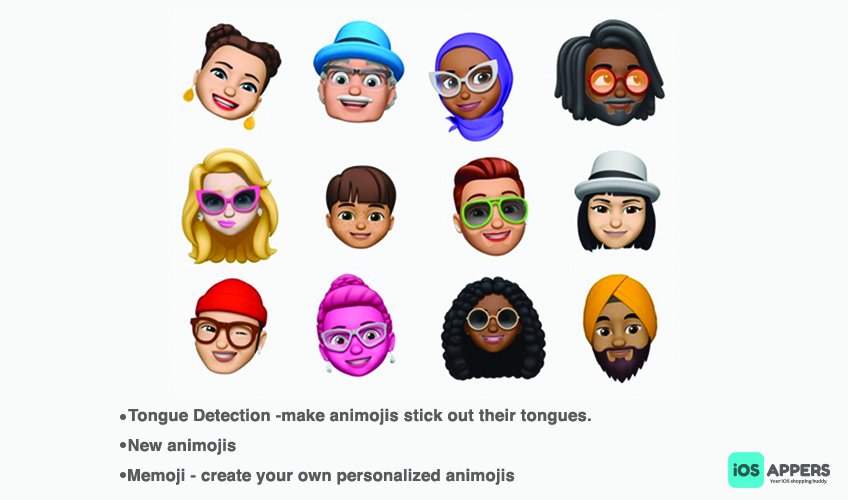 iOSAppers's tweet photo. Memojis #WWDC2018 The face-tracking tech #Memojis #iosAppers  #wwdc2018  #Apple  #iOS12 #iosgaming https://t.co/ZgslFlLbXc