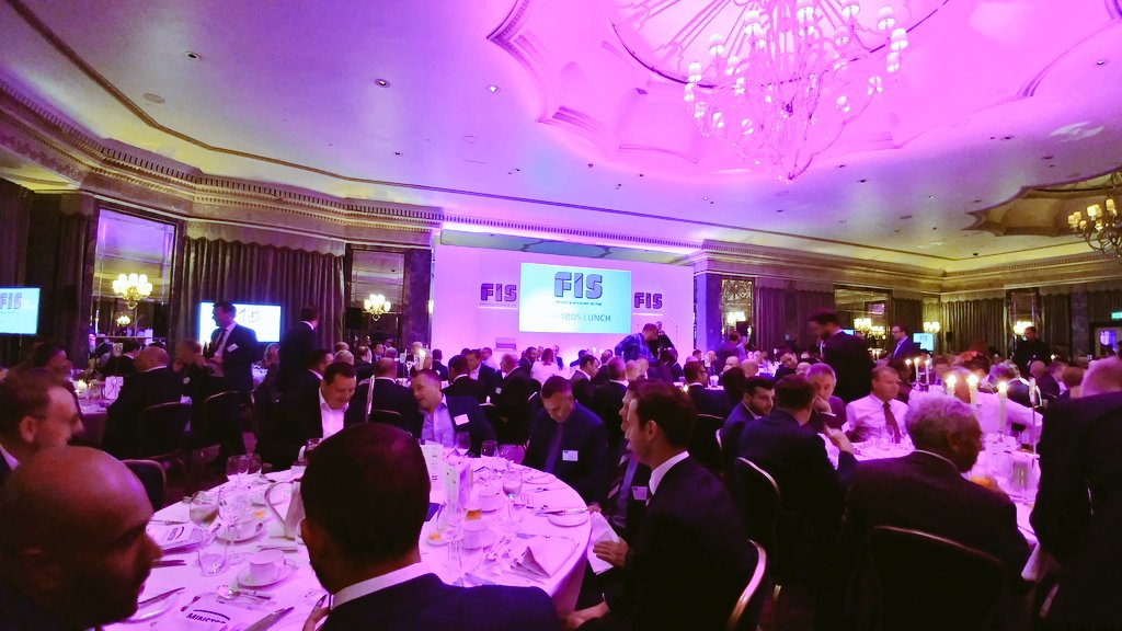 We're at @TheDorchester for the @fisorg #FISawards. Good luck to all finalists! We are hoping to scoop the #InteriorFitOut award for our project with @REWINDco! 👍🏼