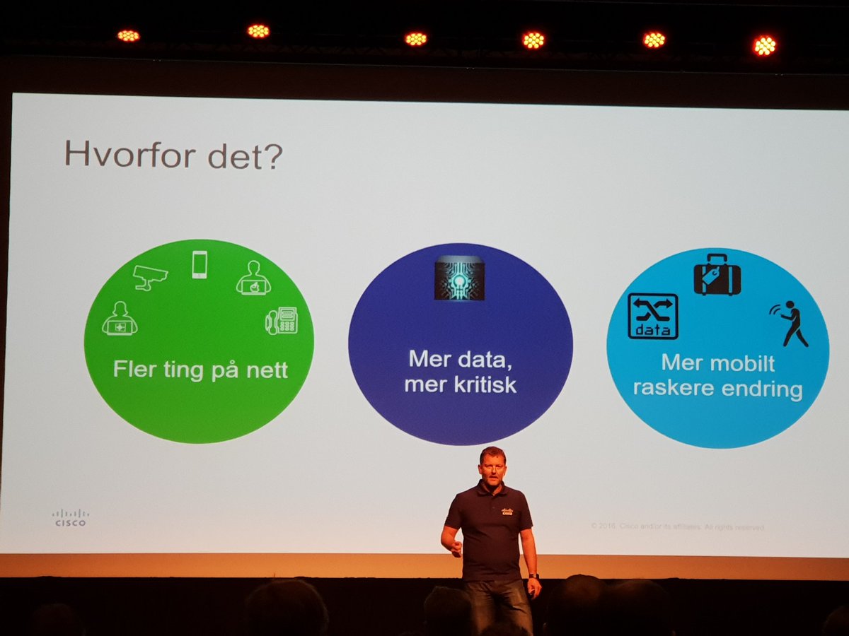 Brage Roalkvam (@brage_r) on Twitter photo Det er ikke sikkert en gammel nettverk dings har gått ut på dato, men vis du ikke har kontroll over hva den gjør er det være. <a href="/Spirious/">Andre Lambertsen</a> fra <a href="/CiscoNorway/">Cisco Norway</a> snakker om å få oversikt på gamle og nye systemer med #ISE.
#shd18
<a href="/AteaNorge/">Atea Norge</a> Det er ikke sikkert en gammel nettverk dings har gått ut på dato, men vis du ikke har kontroll over hva den gjør er det være. <a href="/Spirious/">Andre Lambertsen</a> fra <a href="/CiscoNorway/">Cisco Norway</a> snakker om å få oversikt på gamle og nye systemer med #ISE.
#shd18
<a href="/AteaNorge/">Atea Norge</a>