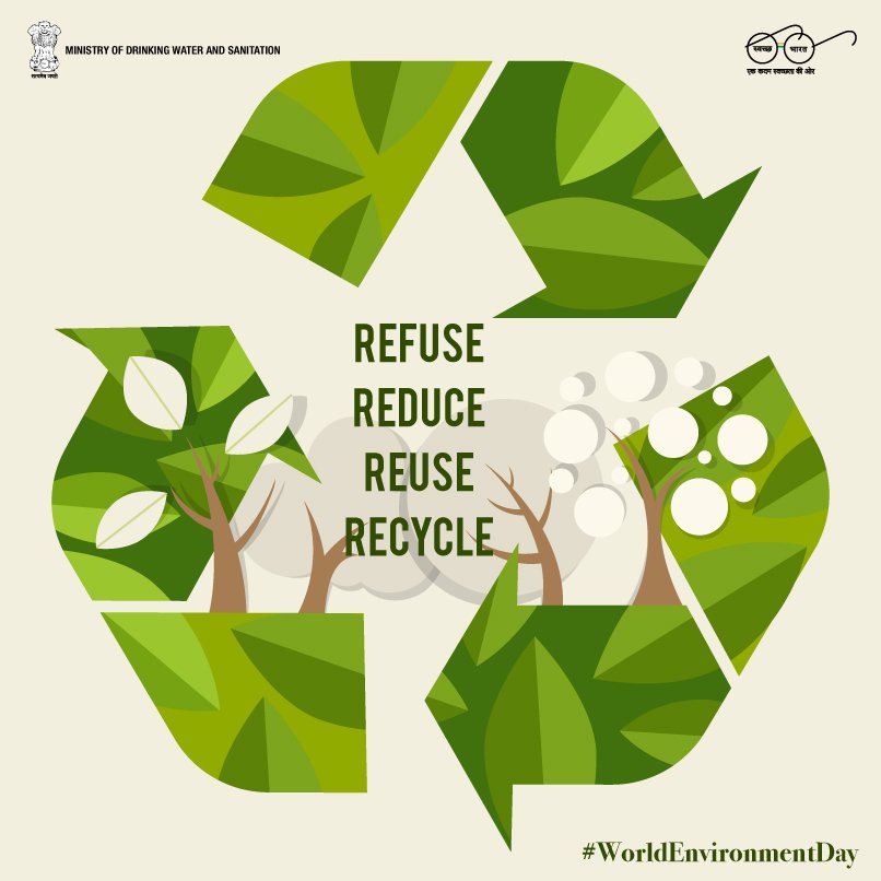 swachhbharat's tweet photo. Ensuring proper disposal of plastic and solid waste will ensure a healthier and cleaner tomorrow for our nation. #WasteToResource #WordEnvironmentDay2018 #WED2018 #SBM https://t.co/gqNOYVQk3I