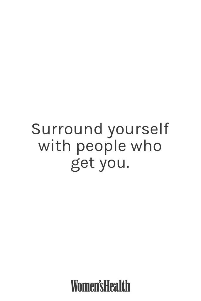 WomensHealthMag's tweet photo. Be with those who bring you up, not knock you down. https://t.co/DfZtTcdZQ7