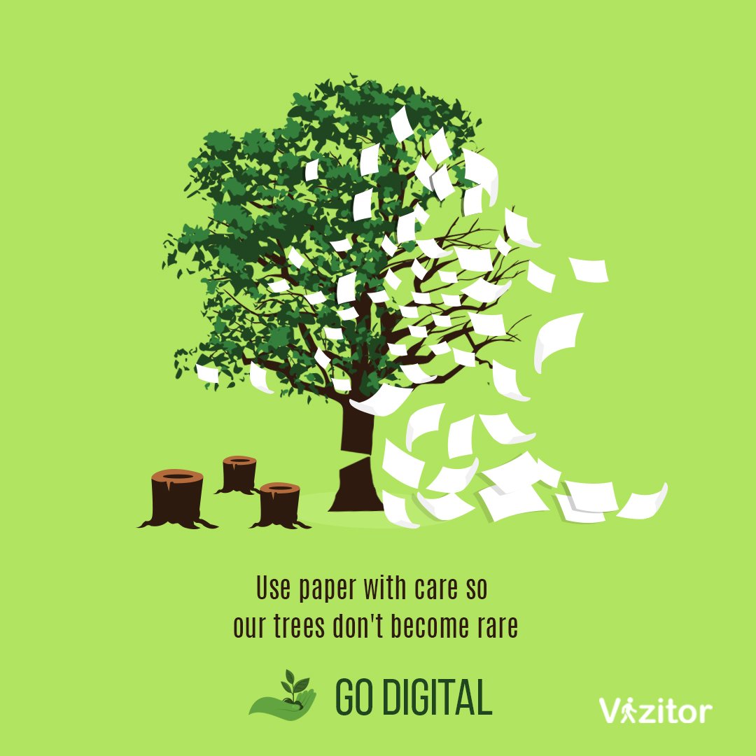 Vizitorapp's tweet photo. Go Green on this World Environment Day !
You take care of your environment the environment will take of you ! 🌟

#WorldEnvironmentDay2018 #godigital #withvizitor
#EnvironmentDayEveryDay
#savepaper #usevizitor https://t.co/FrvJQXwF25