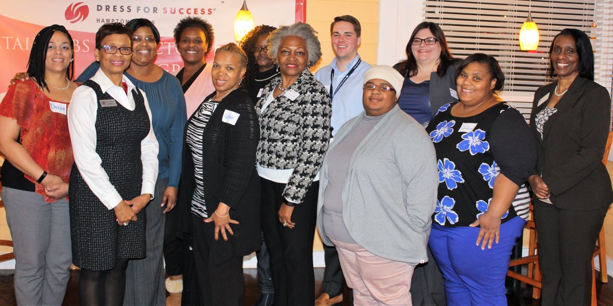 DFS_HR's tweet photo. We here at Dress for Success Hampton Roads are extremely proud of the success and progress made by our RJT participants. Special thank you to all of our guest speakers and program coordinators as we wish our ladies luck on their exam next Monday! https://t.co/qQwohYnas7