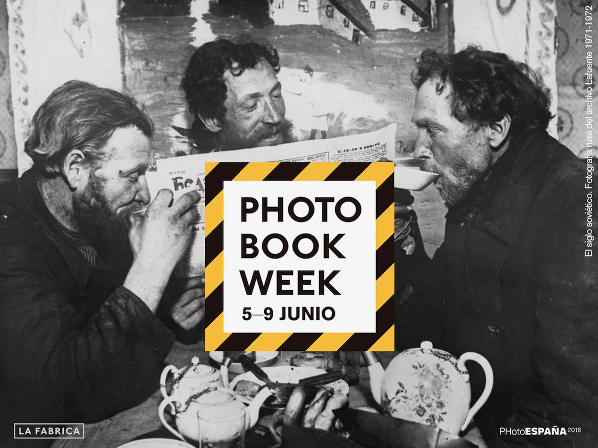 photoespana's tweet photo. ¡ARRANCA #PHOTOBOOKWEEK 2018!
La librería de @la_fabrica organiza #PhotobookWeek. Una semana dedicada al fotolibro en la que se podrá disfrutar de una gran variedad de ponencias, presentaciones, firmas de libros, y talleres, entre otras actividades.
https://t.co/aqi5sWUU1z https://t.co/TrHwZNBJnb
