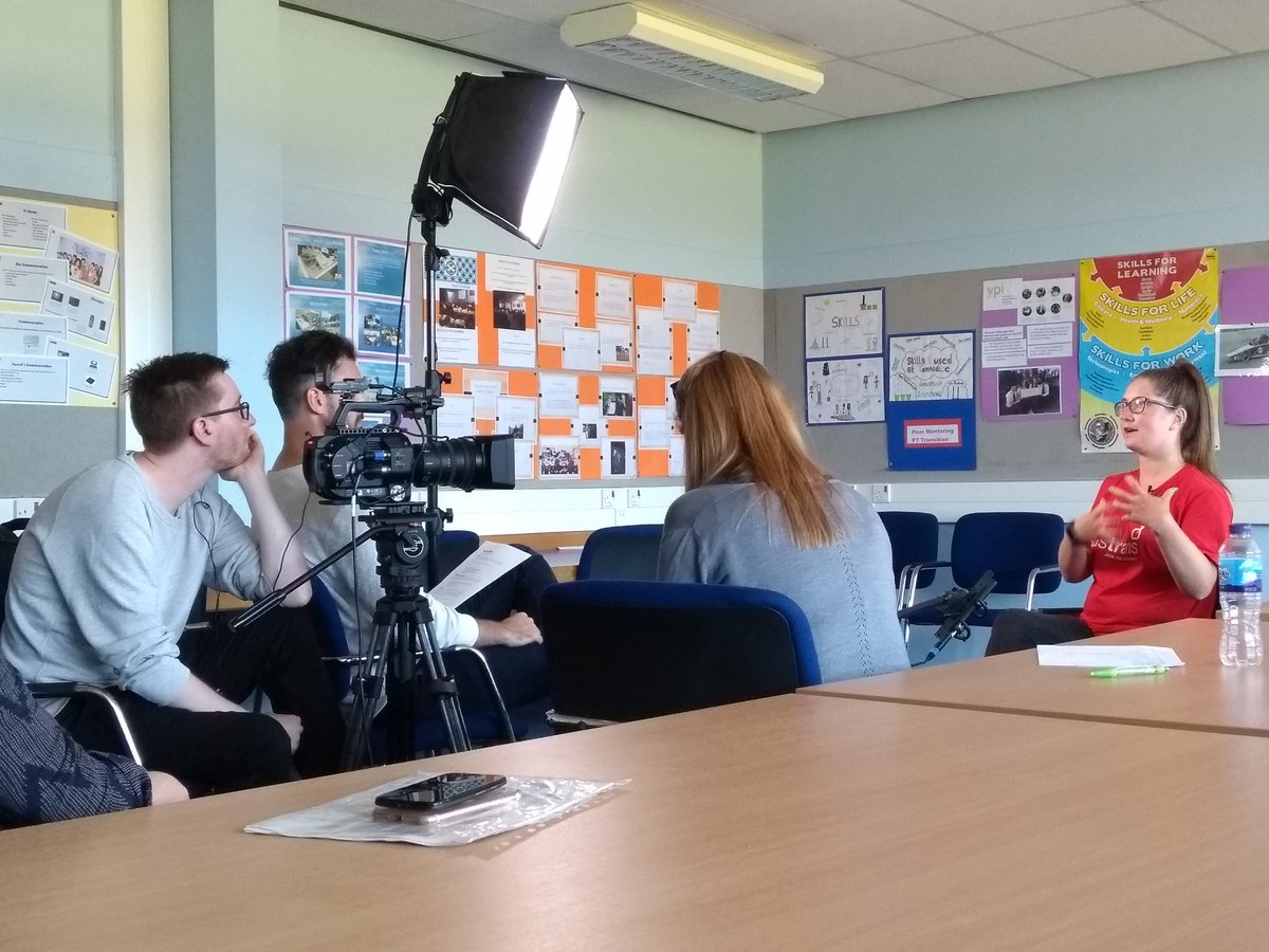ActiveTravelMid's tweet photo. Behind the scenes of the filming for our new #IBike Promo video, coming to a screen near you this Summer!! @SustransScot @IbikeDundee #IBikeBecause #Promo @WeAreHeehaw https://t.co/vT9t0PuHvx