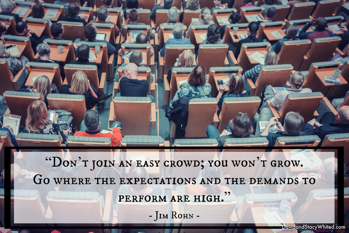DS_Whited's tweet photo. "Don't join an easy crowds; you won't grow. Go where the expectation and the demands to perform are high." - Jim Rohn
#JimRohn #Easy #Expectations #WisdomFromAMaster #Success #Entrepreneur #Business #KeysToSuccess https://t.co/SJ2Ik4U4hB