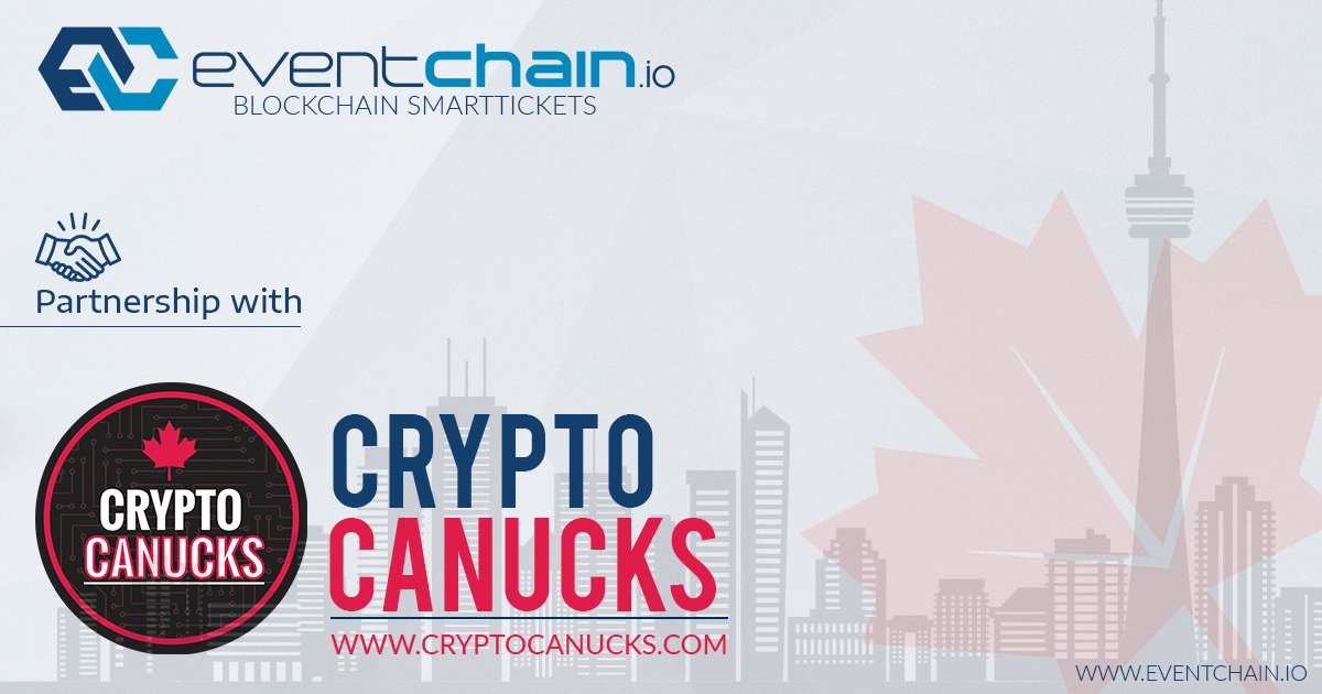 EventChain_io's tweet image. Event chain create partnership with Cryptocanucks ..!!!

#eventchain #evc #cryptocanucks