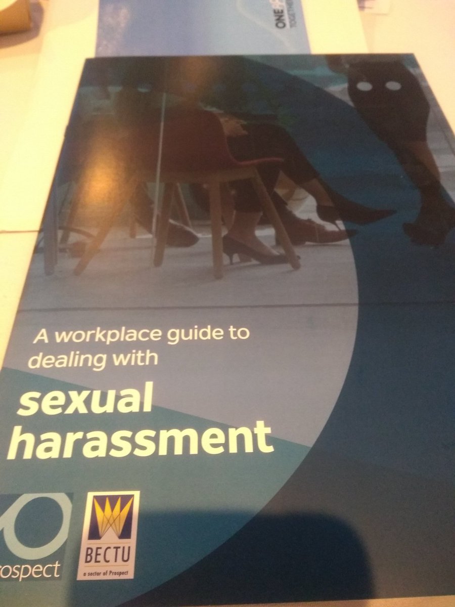 FernsSue's tweet image. New @ProspectUnion @bectu guide to #sexualharassment  published today - it is a workplace issue #oneunion