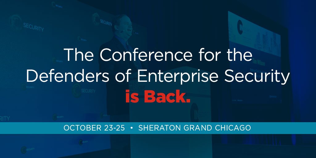 DarkReading's tweet photo. Registration for the annual #INsecurityCon is open. Here's why you should attend this year: https://t.co/yTZMEUcJpy https://t.co/41XElHKlBo