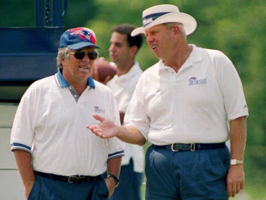 Robert Kraft and Bill Parcels Happy Birthday Kraft! 