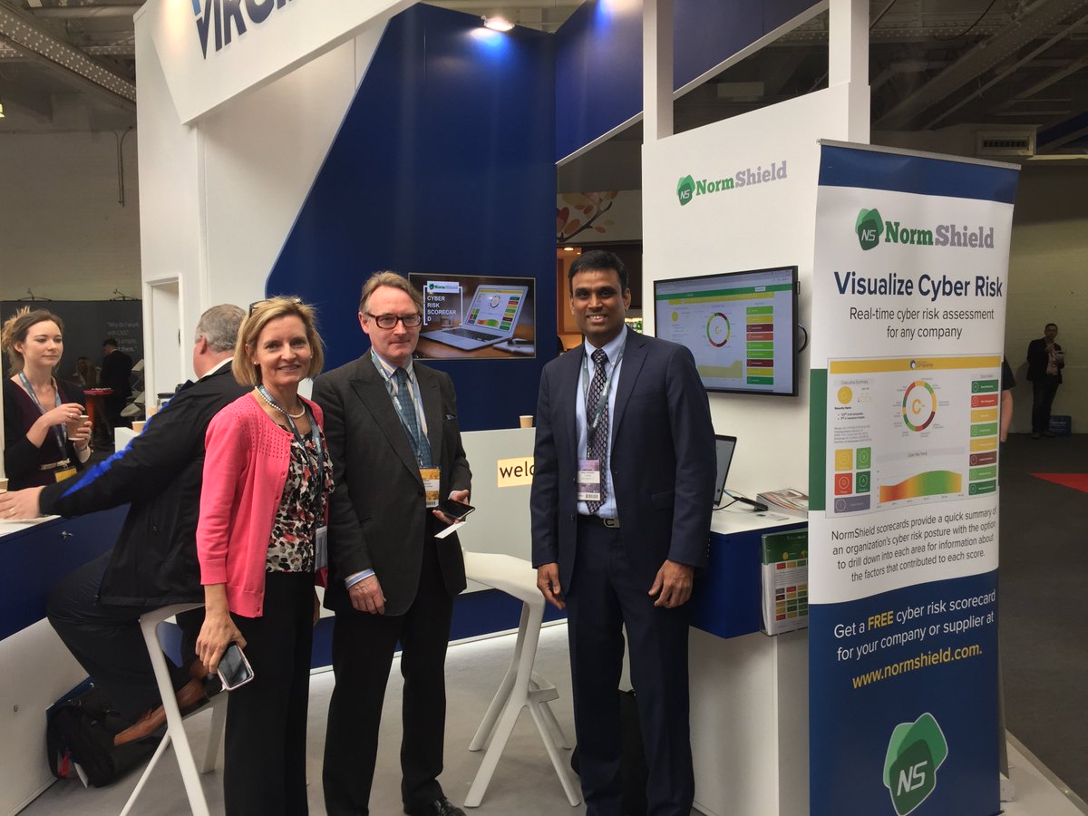 BlackKiteTech's tweet photo. Join the Normshield Team on stand N150 to discuss "Cyber Risk ScoreCards" and see a demo of our services. #infosec #CyberRisks #ScoreCard https://t.co/jWhQDTuykN