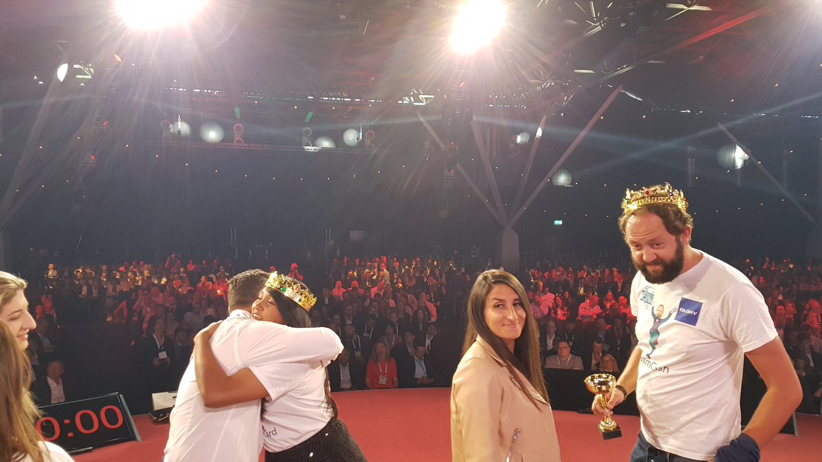 LizLum's tweet image. Congrats #TeamCard and #TeamCard the winners of #m2020race at @Money2020 and well done #TeamWildStyle on coming second!