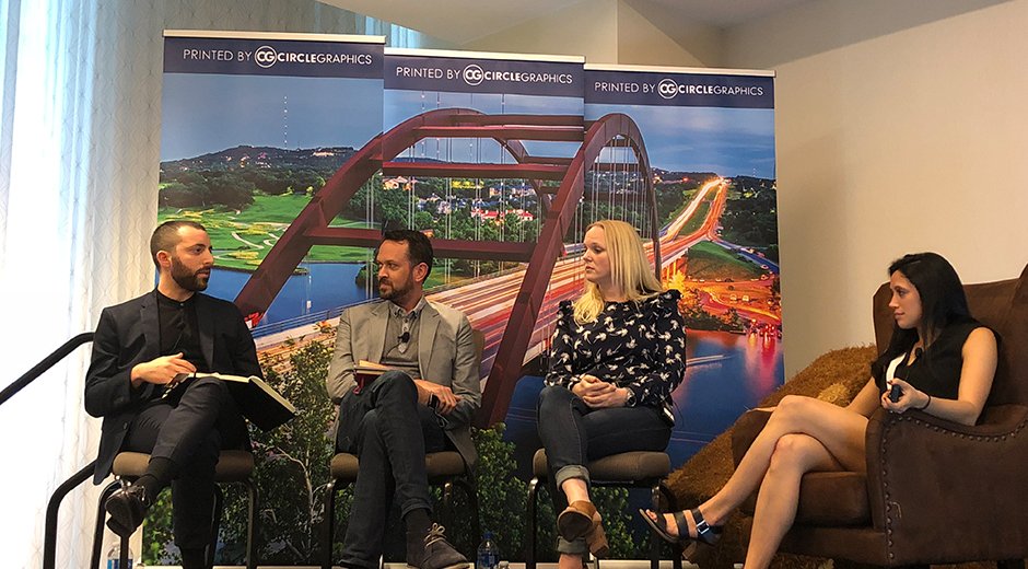 GrandVisual's tweet image. "Right Audience, Right Moment and Right Message" the 3 simple rules for an effective #OOH / #DOOH campaign - from @mymatedan &amp;amp; @jonathanmconway @TalonOOH for their #GO2018 panel session and Q&amp;amp;A ow.ly/Ka6t30kludS